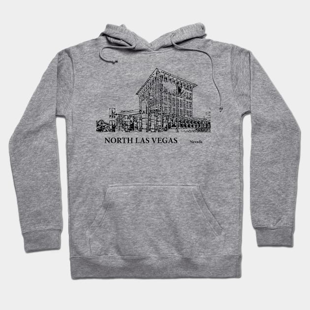 North Las Vegas - Nevada Hoodie by Lakeric